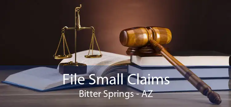 File Small Claims Bitter Springs - AZ