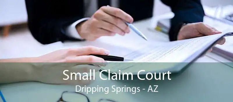 Small Claim Court Dripping Springs - AZ