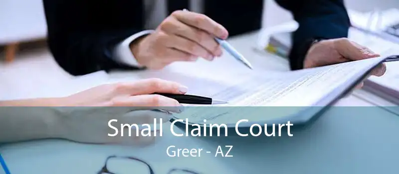 Small Claim Court Greer - AZ