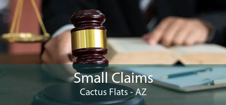 Small Claims Cactus Flats - AZ