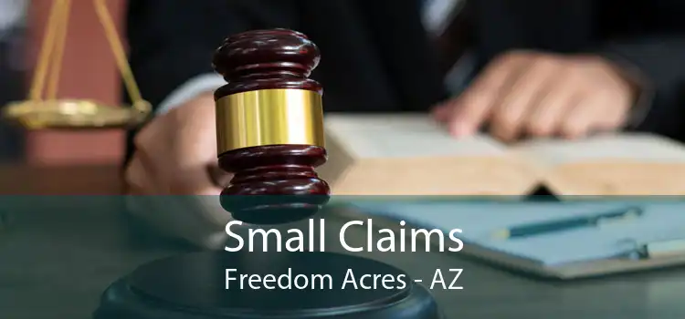 Small Claims Freedom Acres - AZ