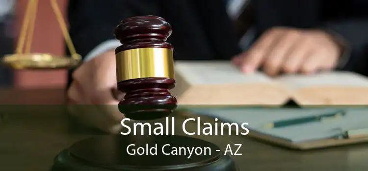 Small Claims Gold Canyon - AZ