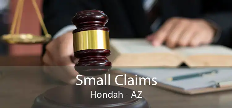 Small Claims Hondah - AZ