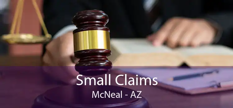 Small Claims McNeal - AZ