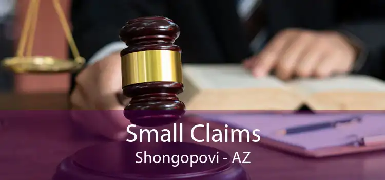 Small Claims Shongopovi - AZ
